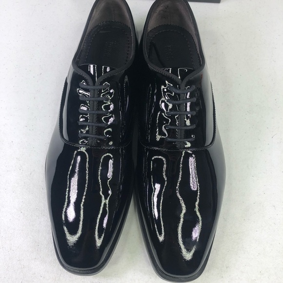 HUGO Boss Highline Patent Oxfords Black Leather main image 8